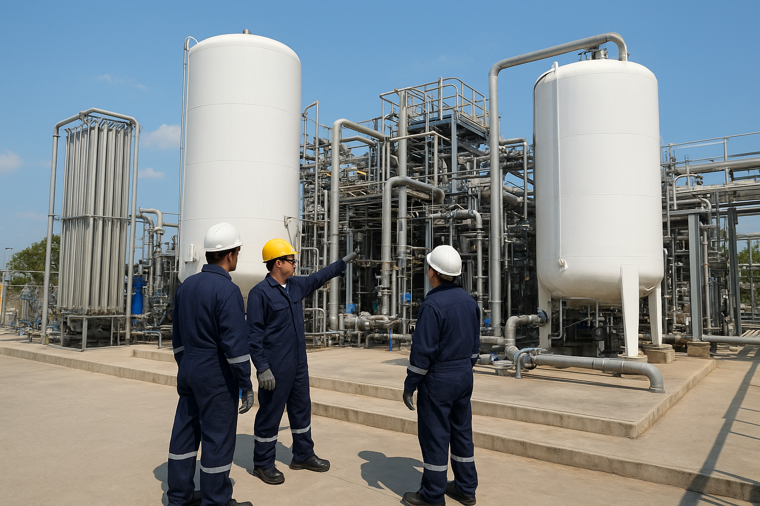 Cryogenic nitrogen plant safety