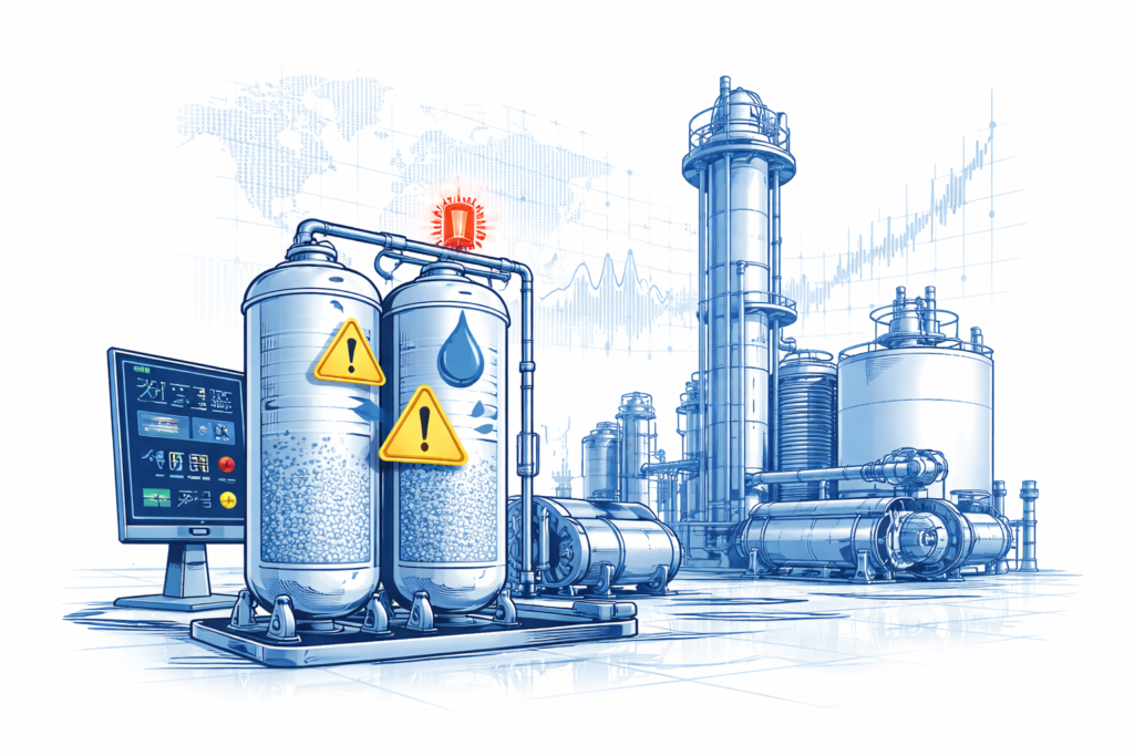 Molecular Sieve Failure in Nitrogen Plant