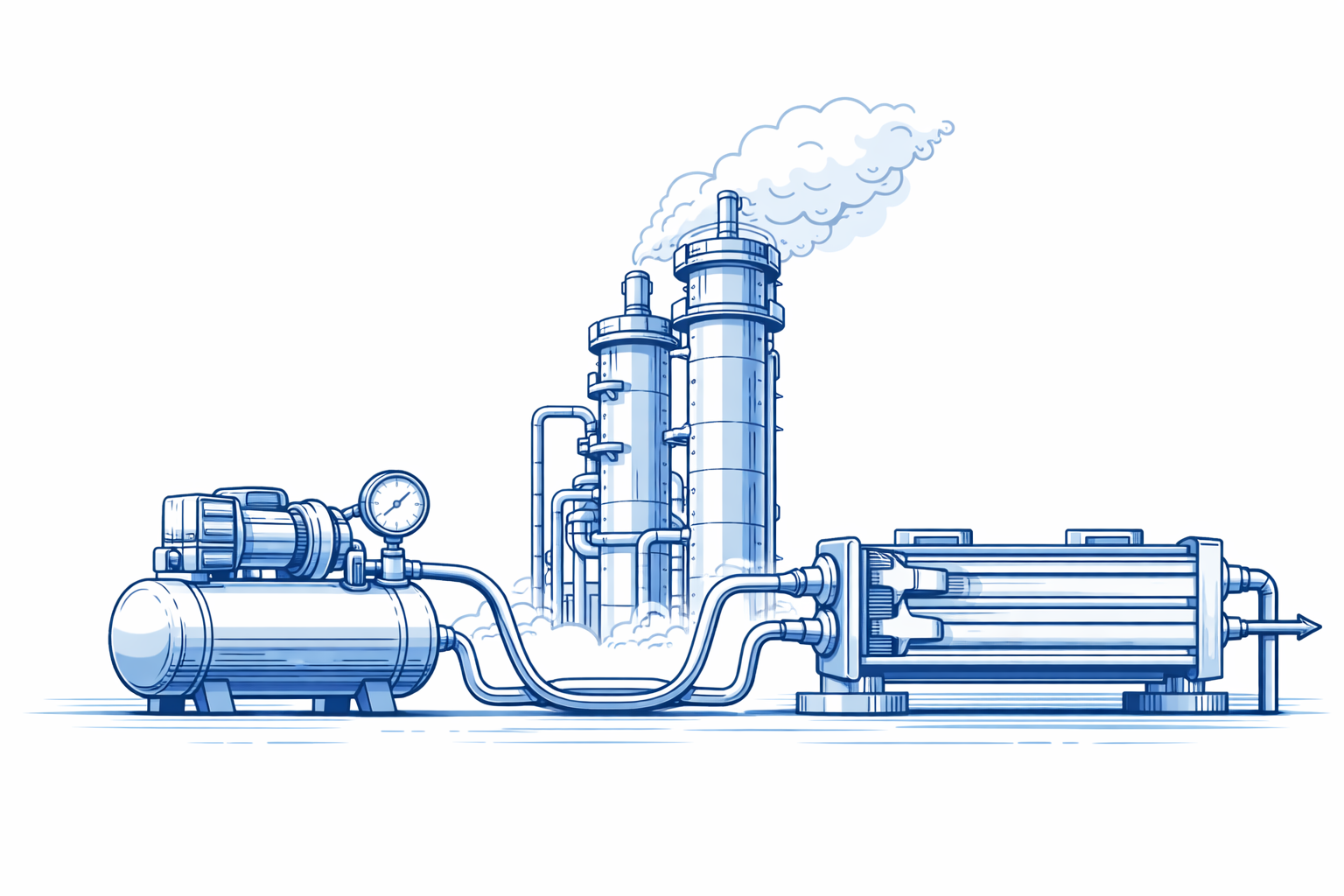 Cryogenic nitrogen plant startup