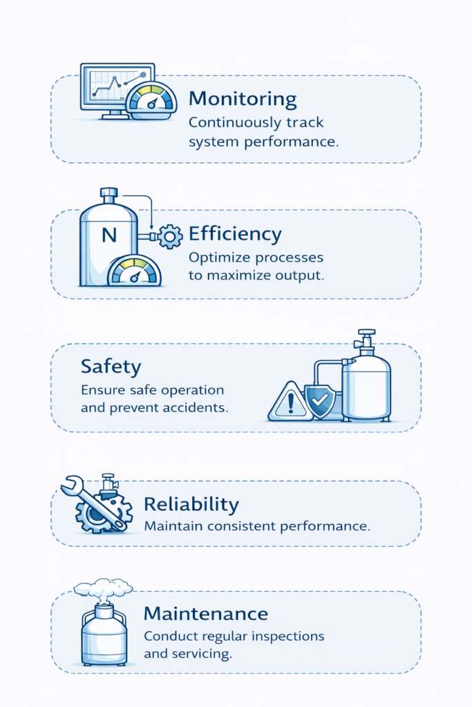 cryogenic nitrogen plant operation
